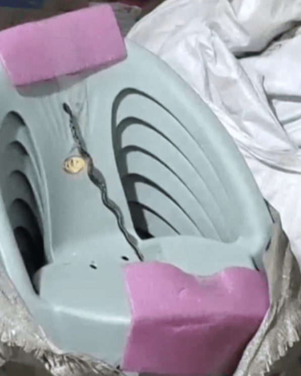 皇冠信用网结算日是哪天_太吓人！云南女子网购塑料凳皇冠信用网结算日是哪天，拆开竟发现一条蛇被胶带粘在椅子上！还在动